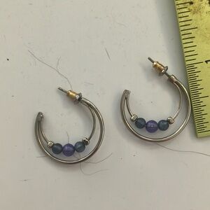 Double look earrings